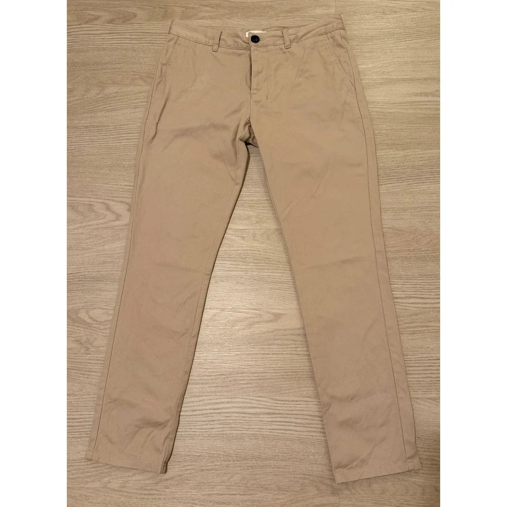 Ami Alexander Mattiussi Chino Pants Mens L Tan Ami De Cour Logo Designer